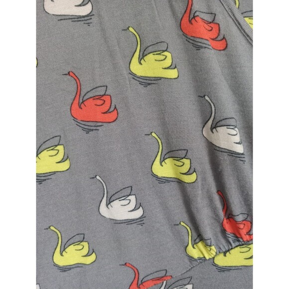 VTG Simply Be Plus Size A-Line V-Neck Short Sleeve Swan Dress Women's 18 EUC - Picture 5 of 7